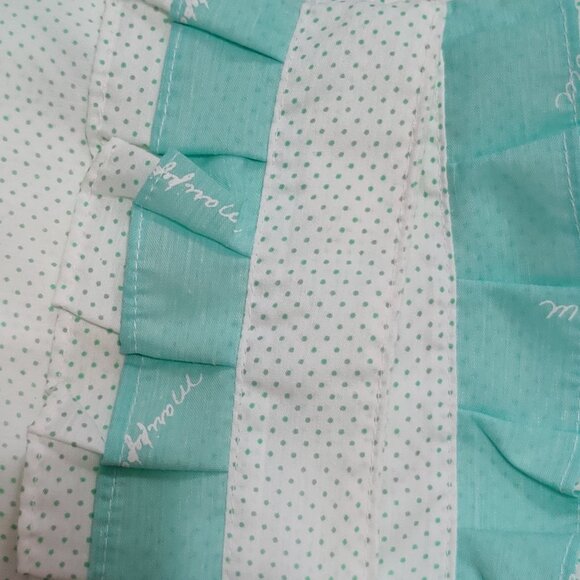 Maipepa Vintage Hanging Diaper Stacker Holder Nursery Quilted Lamb Ruffle Trim - Picture 5 of 8